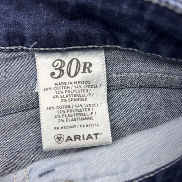 Ariat Trouser Jeans Distressed Dark Wash Women’s Size 30R - Picture 5 of 10